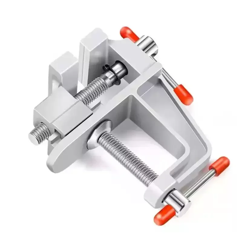 Mini Workbench Vise Multi functional Household Pliers Tiger Pliers Aluminum Mini Jewelry DIY Table Clamp Flat Pliers Fixing Tool view 5