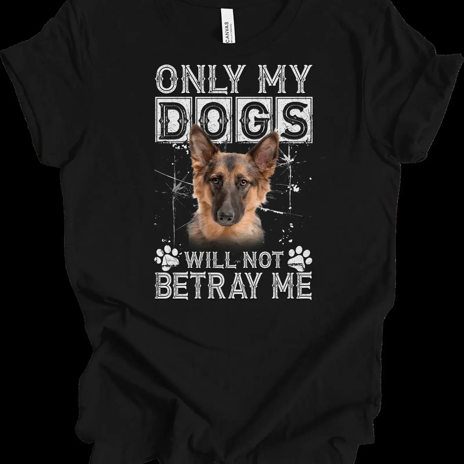 German Shepherd Loyalty Dog Lover T Shirt vintage Washed Comfortable Top For Everyday Wear Stylish streetwear Soft Stretched