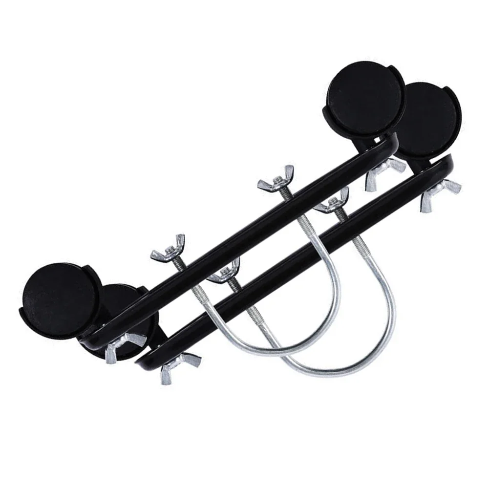 2x Oil Ting Electric Heater Mobile Pulley Bracket Casters Stand Carbon Steel 360 Degree Rotation for Radiator Heating Mobility