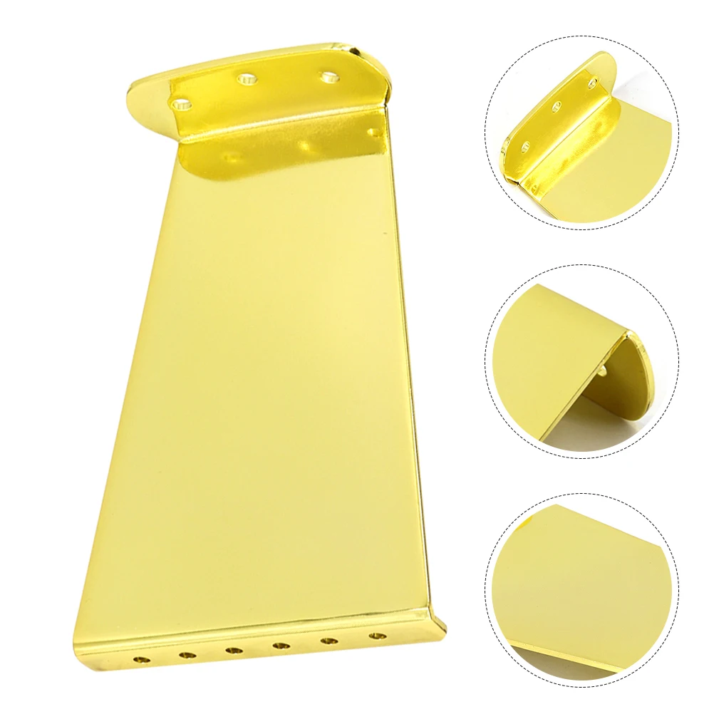 

6 String Metal Tailpiece for Guitar Jazz Electric Acoustic Bridge Replacement Part Sturdy Elegant Design