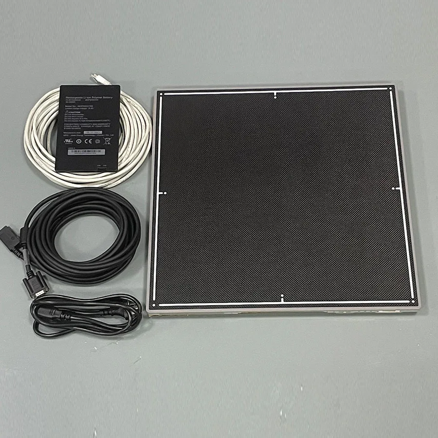 Detector de Panel Plano Inalámbrico de Silicio Amorfo, Matriz de Diodos TFT Activos de 140um CSI 1717/1417 para Máquina de Rayos X con Wifi