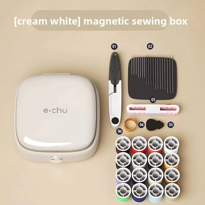 Magnetic Needle Box Multi-Color Mini Magnetic Sewing Kit Sewing Accessories Abs Material Sewing Supplies For Beginners Emergency