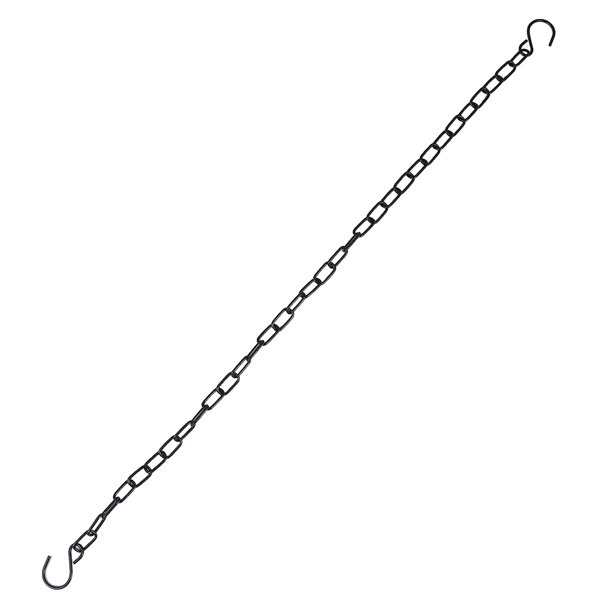 

2pcs 2mm Chains with Double Hooks Hanging Bird Cages Planters Decorative Chain Hangers Garden Outdoor Furniture