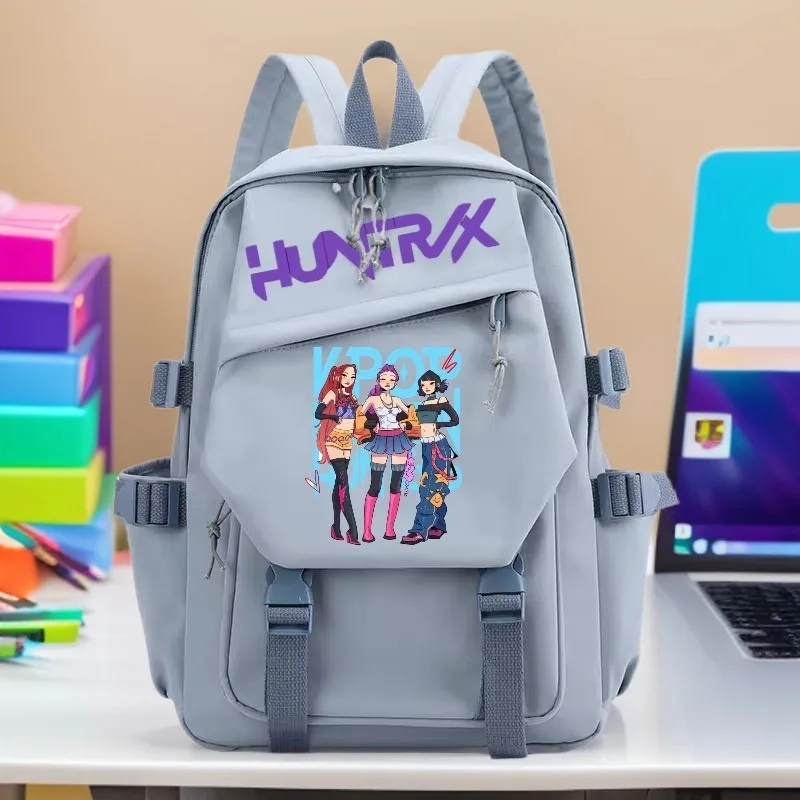 

Новый Kpop Demon Hunters, рюкзак с мультяшным принтом, милый периферийный рюкзак большой емкости, студенческая портативная школьная сумка, рюкзак, подарки