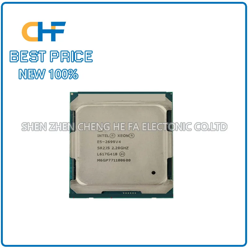 

E5 2699V4 22 Core 44 Thread 2.2GHz 145W 55MB LGA 2011-3 interface CPU processor E5-2699V4