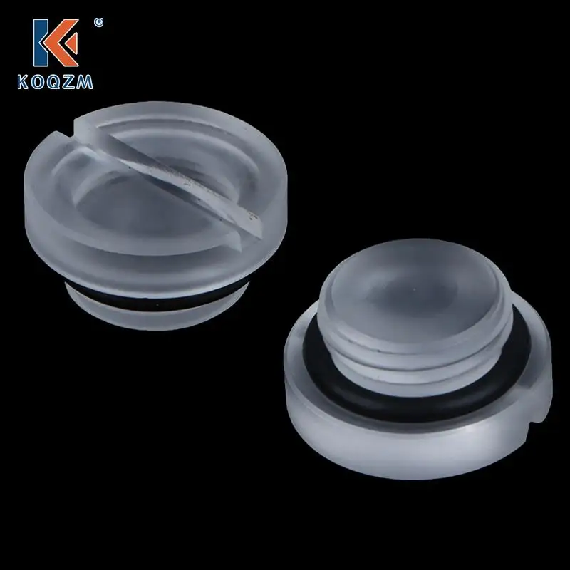 2pcs Frosted G1/4 Water Plug Matte Acrylic Water Stop Lock Seal Button Hand Twisting Water Cooling Fitting