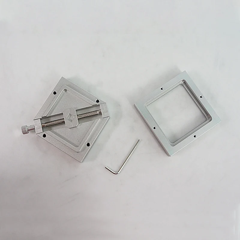 Station de reballage BGA argentée 90mm, support de modèle, gabarit Foxure pour cannelures de puces PCB, outils de réparation de retouche