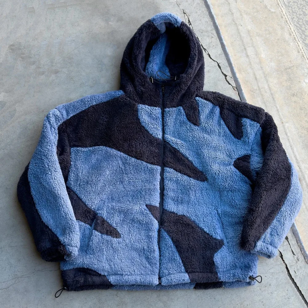 

Autumn Winter Spliced Cardigan Zipper Casual Person Women's Woolen Sweater High Quali Material Comfortable Soft Touch