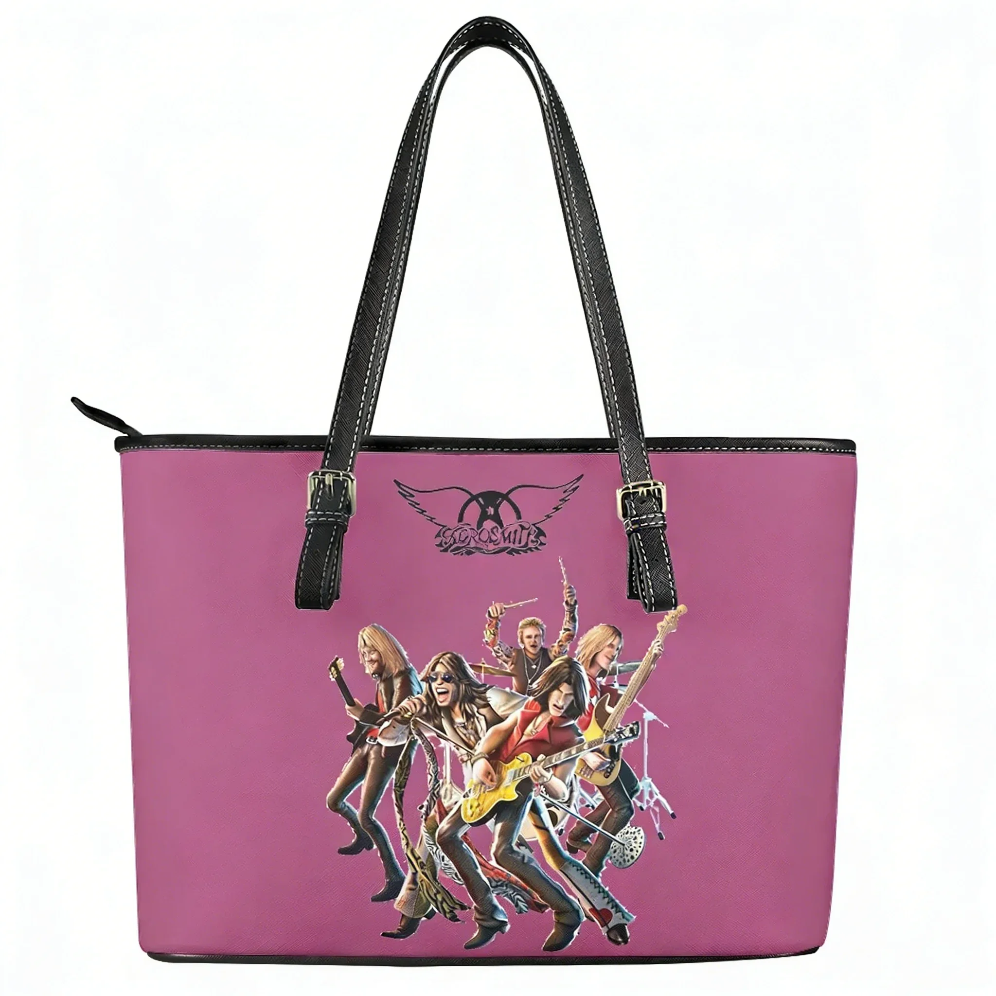 

Aerosmith Handbag Mens Womens Personalized Tote Bags Fashion Shoulder Bags Business Commuter Leather Purse Custom Made Bags