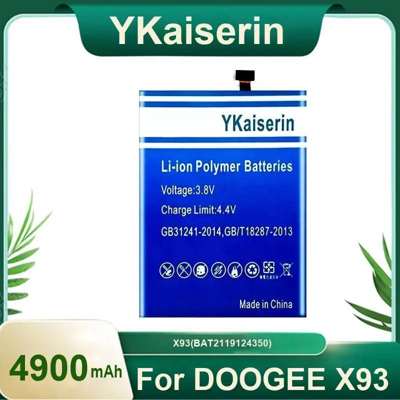 

For Doogee X93 BAT2119124350 High-Capacity Mobile Phone Battery 4900Mah