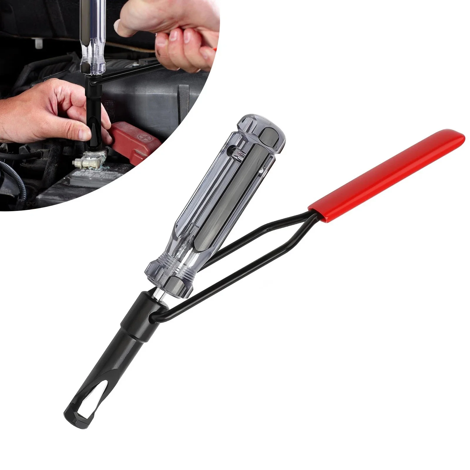 10mm Valve Adjustment Tool for Honda Toyota VTEC Japanese Engines, Slotted Valve Adjusting Stud Jam Nut Wrench for Valve Lash