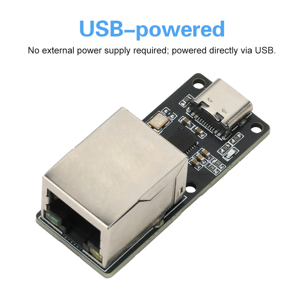 CH397A USB-C vers RJ45 Module Ethernet 100 Mbps USB carte réseau Kit de composants électroniques Interface type-c