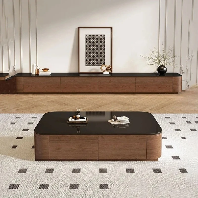 hh-Italian Nordic Side Table Luxury Aesthetic Modern Display Coffee Table Vintage Storage Table Basse Living Room Furniture*