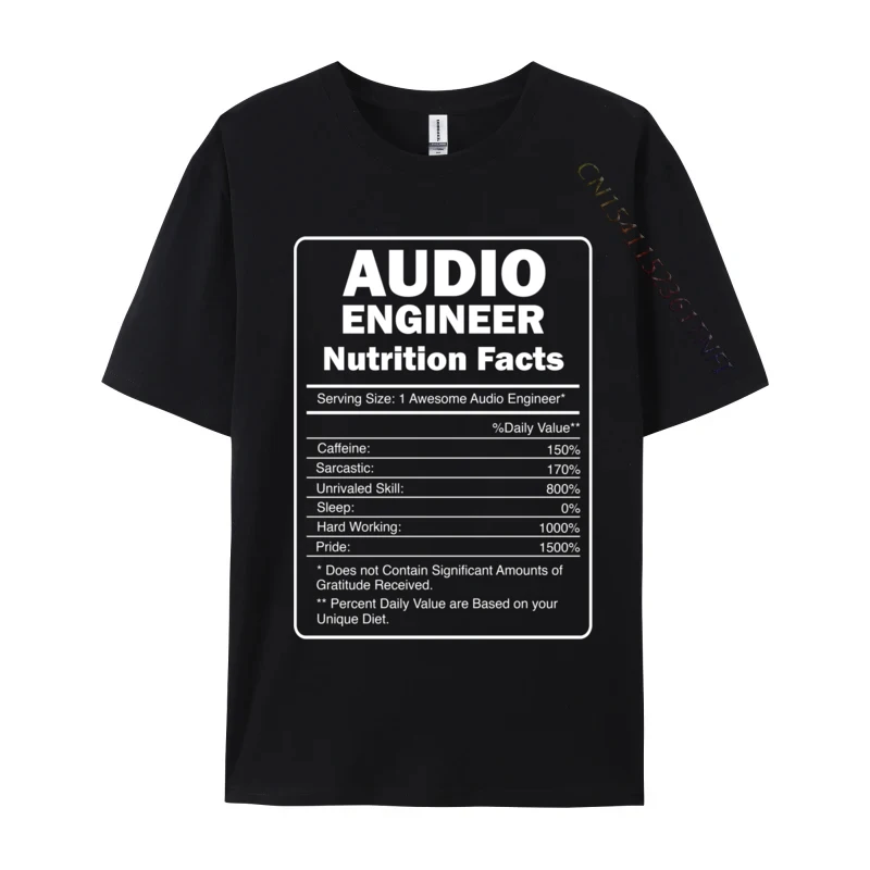 Sound Engineer Art For Audio Music Production Engineering Cool New Arrival Printed T-shirts All Cotton Men's Tops & Tees