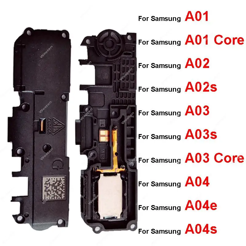 

For Samsung Galaxy A01 A01 Core A02 A02s A03 A03s A03 Core A04 A04e A04s LouderSpeaker Ringer Loudspeaker Buzzer Module Parts