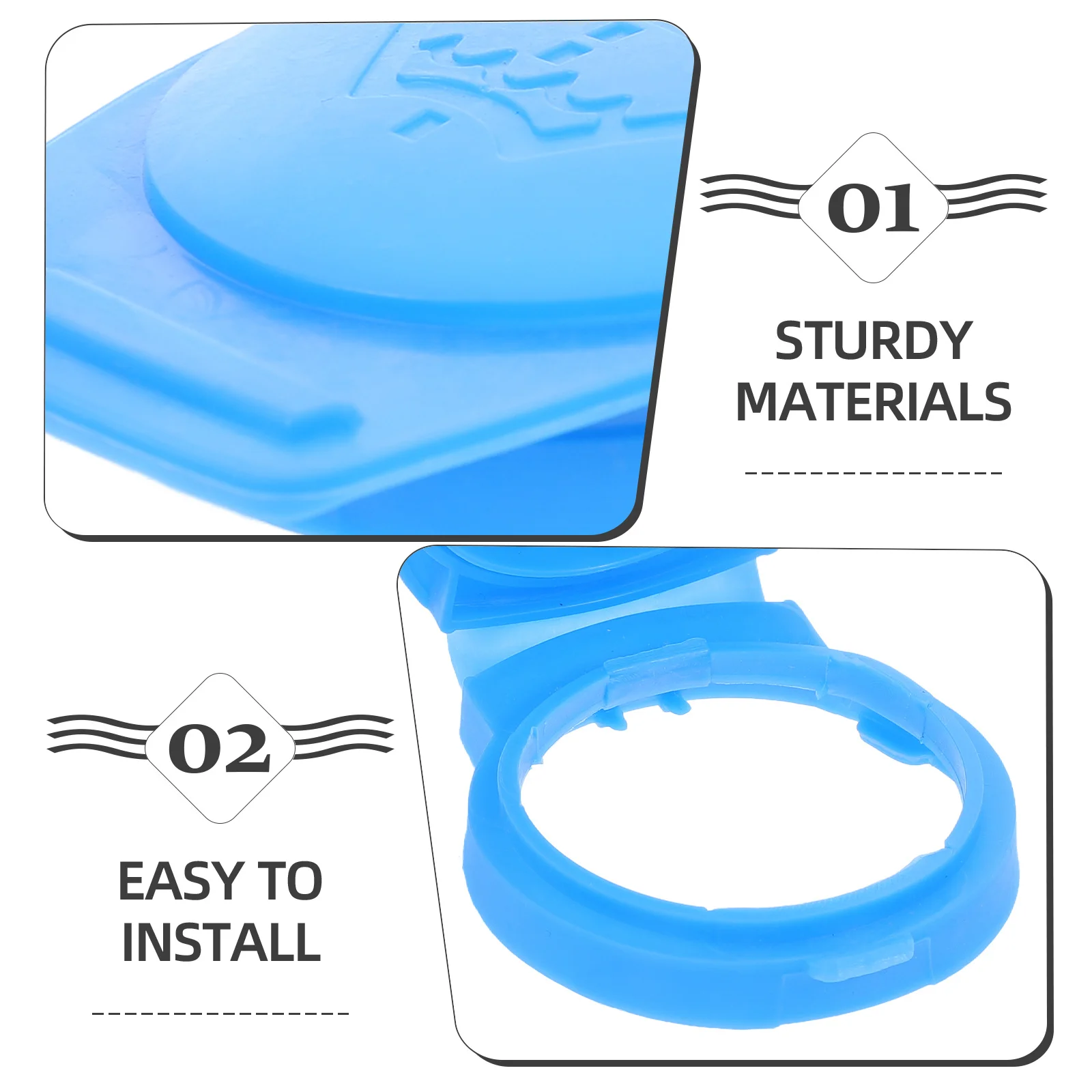 

Durable Windshield Wiper Fluid Cap Easy Installation No Special Tools Required Leak Proof Car Washer Bottle Cap