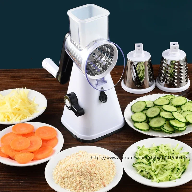 Multi Functional Household Kitchen Shredder,slicer,grinder,Manual Drum Vegetable Cutter,Cutting Vegetables Not Harm Hands