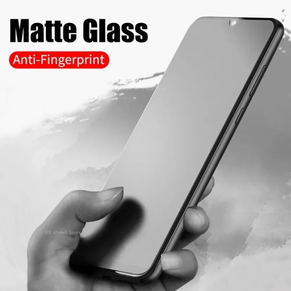 3Pcs Matte Tempered Glass For Samsung Galaxy A55 A15 A23 A24 A52 A32 A23 A12 A73 A53 A33 A13 A35 5G A54 A14 Screen Protectors