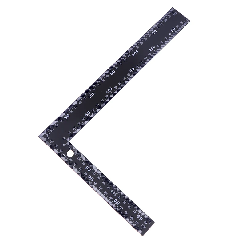 1PC Right Angle Ruler 90 Degree Hole Angle Ruler Industrial Grade Positioning Marking Angle Ruler Woodworking L-shaped Ruler