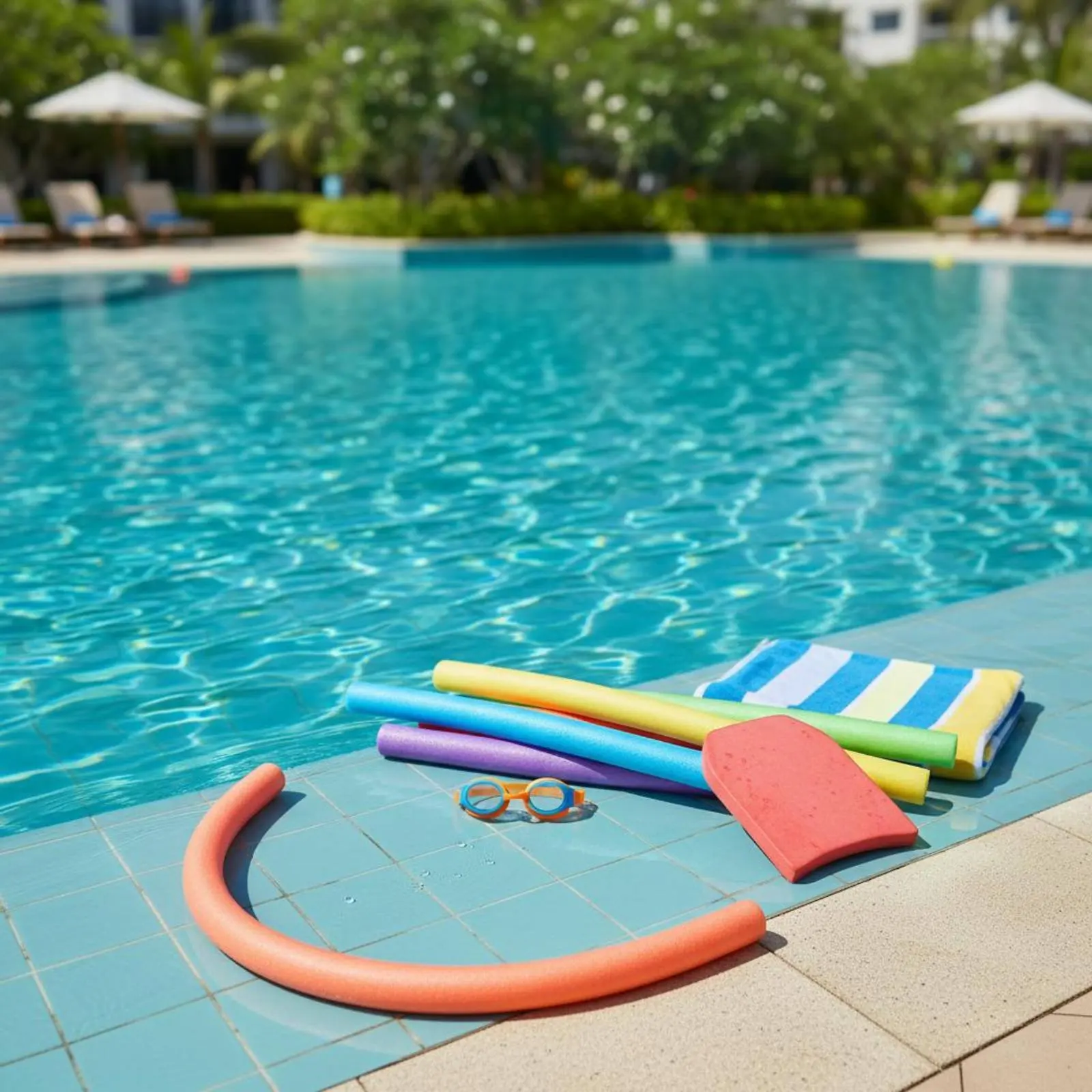 

Foam Pool Buoyant Multi-Use Floating Buoyant Floating Foam Tube Lightweight Swim Stick Long-Lasting for Children, Drifting