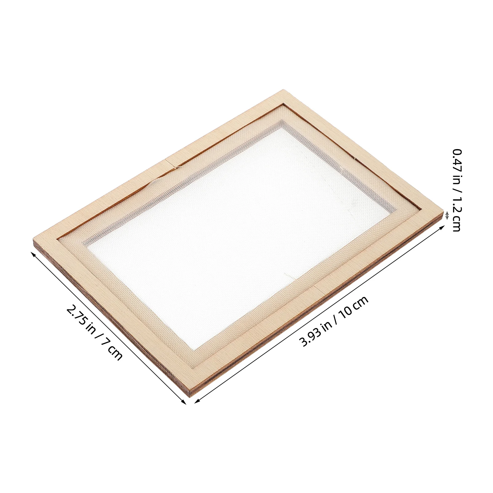 مجموعة واحدة من أدوات صنع الورق DIY للأطفال، مجموعة حرف يدوية تعليمية عتيقة للأطفال مع إطارات خشبية إبداعية