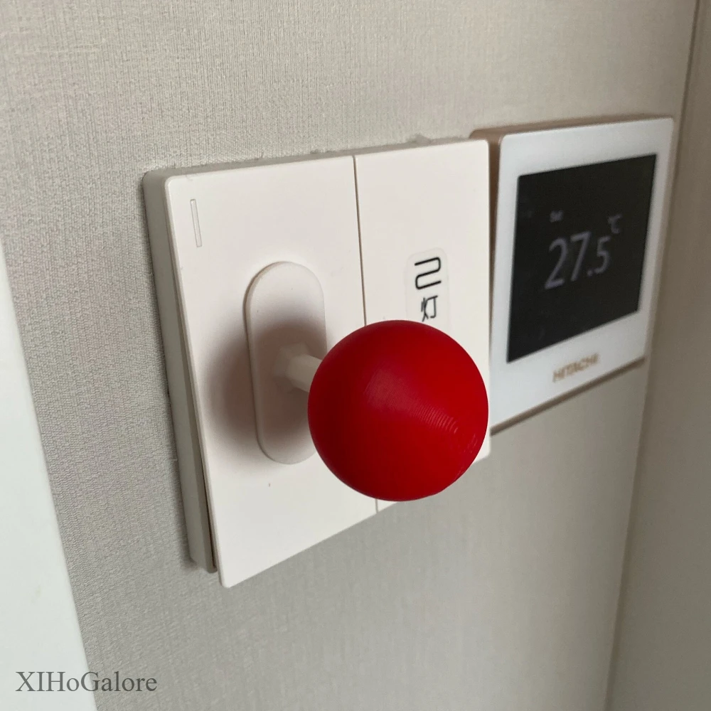 XIHoGalore 3D Printed Cute Switch Lever Cover For Lamp Power Button Home Office Decoration DIY Custom Fun Novelty Accessory
