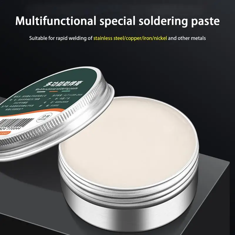 Soldering Paste For Metal 20g Nickel Sheets Soldering Paste Flux Soldering Metal Solder Paste For Stainless Steel Copper Iron