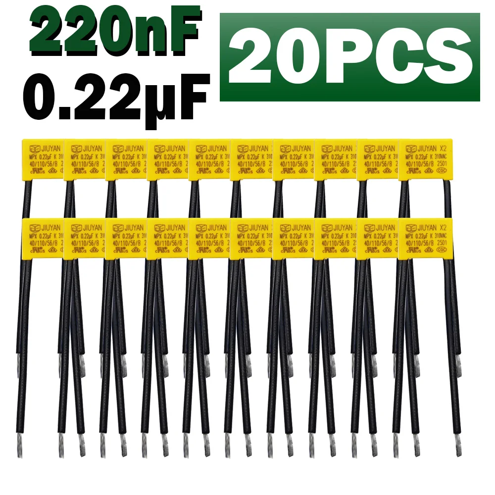 220nf capacitor 0.22uf x2 led anti-flicker capacitor for led lights flashing
