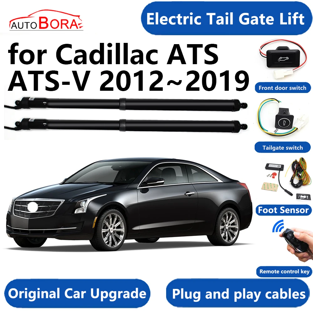 AutoBora Car Electric Tail Gate Lift System Power Liftgate Kit Auto Automatic Tailgate Opener for Cadillac ATS ATS-V 2012~2019