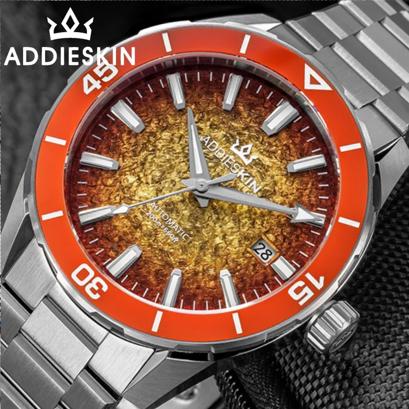 

AddiesKin Japan 9015 Men Watches K005 BGW9 Super Luminous Sapphire Crystal Luxury Automatic Mechanical Watches 20Bar Waterproof