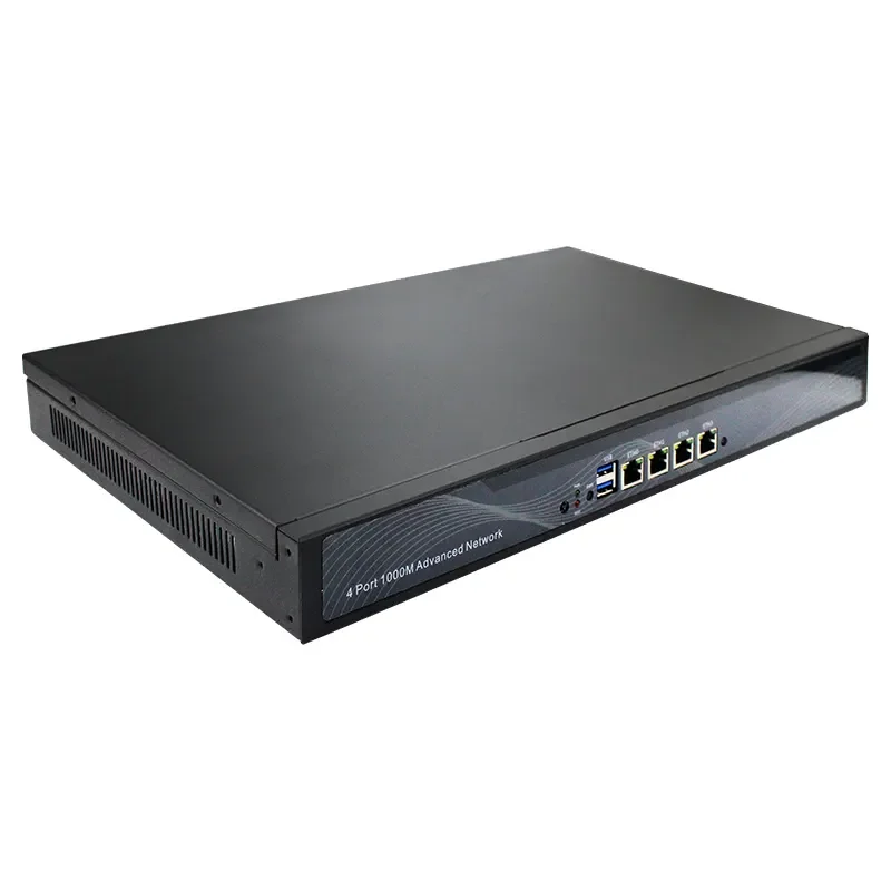 อุปกรณ์1U ไฟร์วอลล์ Intel Celeron J1800 J1900 N2840กับ4 Intel NICS นุ่มเราเตอร์ pfsense opnsense