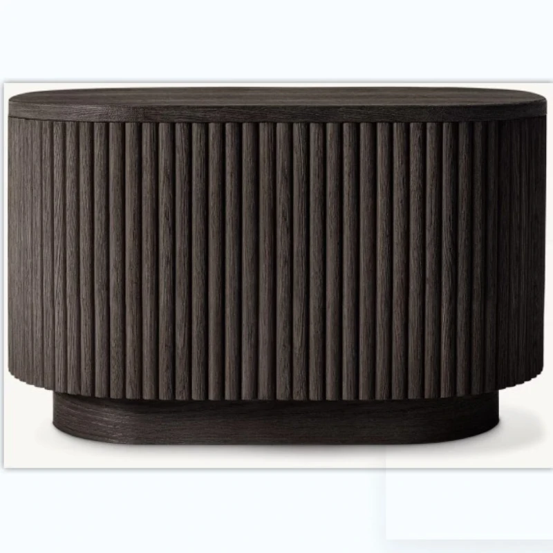 

American solid wood high-end luxury side table, notebook can be placed on the desk next to the sofa