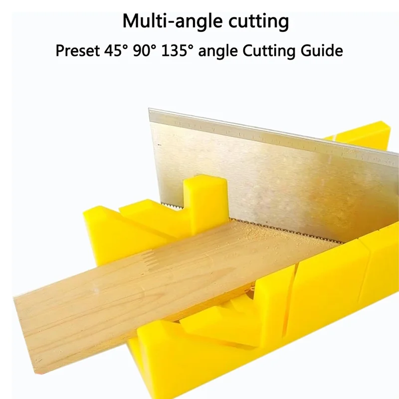 A79I صندوق ميتري 12 بوصة، صندوق ميتري مع مسطرة التخرج، 45 درجة، 135 درجة صندوق قطع مسبقًا #2