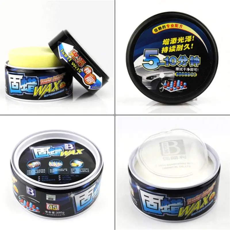 Car Polishing Wax Paint Waterproof Care Scratch Repair Car Styling Crystal Hard Car Wax Polish Scratch Remover