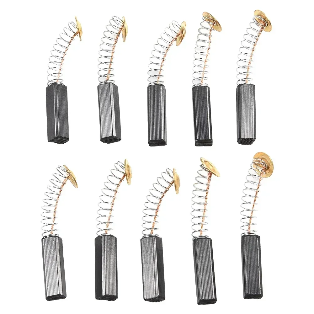 

10pcs Engine Coal Brushes Motorbrush Carbon Brush For Electric Drill Electric Hammer Carbon Brushes Power Tool Access 6x6x20mm