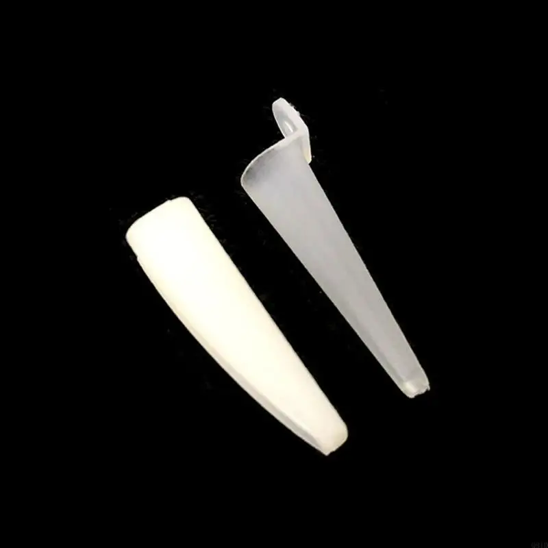 แพ็คของ 2 ขากรรไกรพลาสติกที่แข็งแรงจริงสำหรับคีมจมูกแบนอุปกรณ์เสริมแบบพกพาสำหรับโครงการเครื่องประดับและการซ่อมแซม