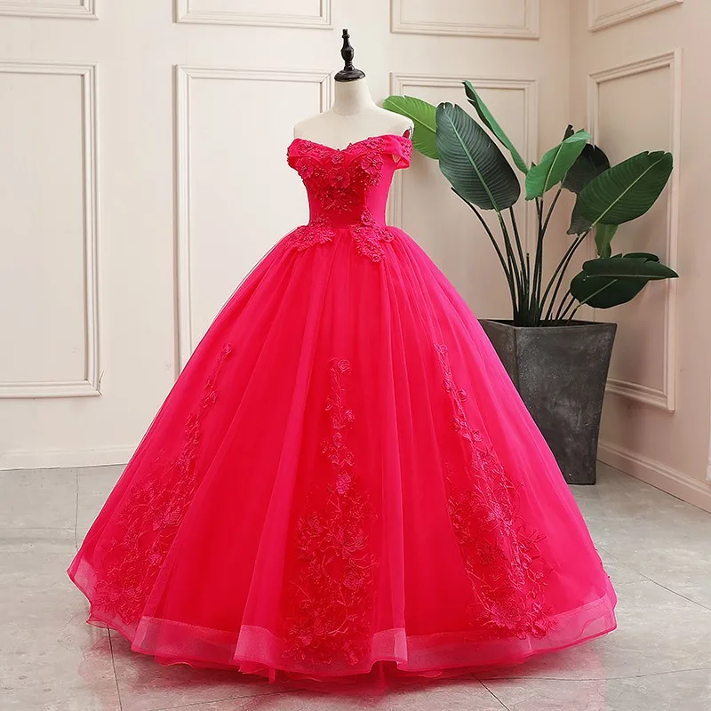 Ashley Gloria Sweet Party Dress Elegant Quinceanera Dresses Off The Shoulder Prom Gown Boho Dress Plus Size