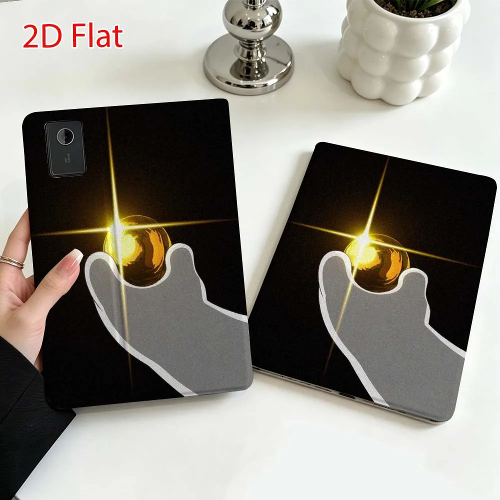 Dandadan Cat Art Soft For Lenovo Xiaoxin Pad Pro Tab P12 P11 11 13 11.2 inch K11 Plus Pen Tray Tablet Case