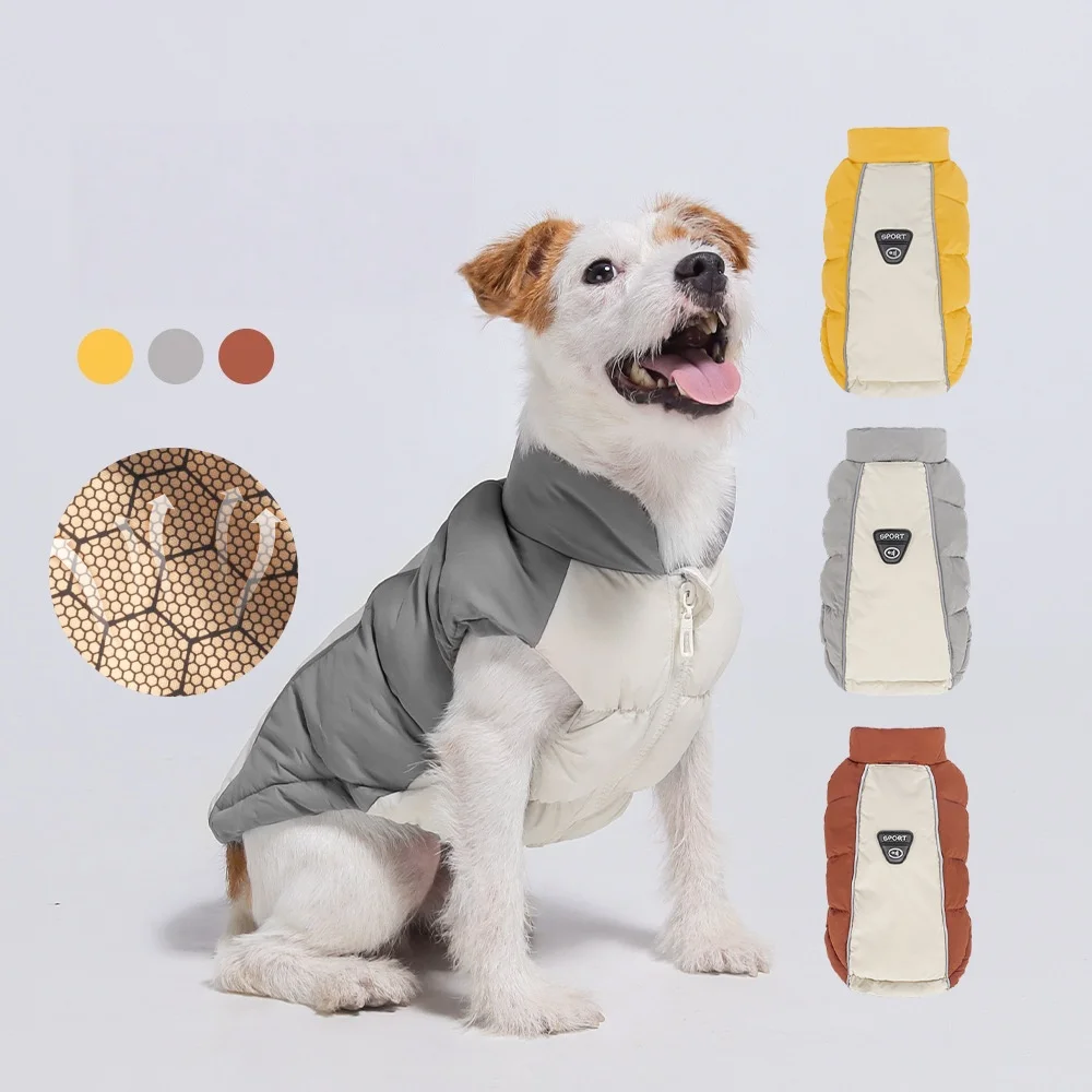 

Warm Pet Clothes Dog Jacket Winter Cat Clothes for Small Large Dogs Puppy Vest Chihuahua Pug Coat French Bull Dog Costume