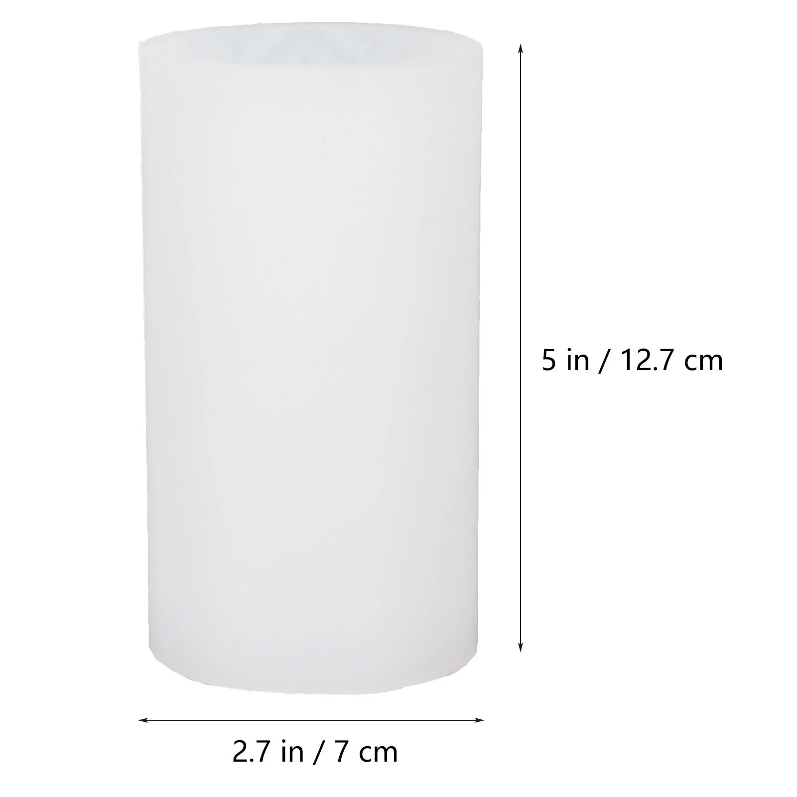 Flexible Silicone Cylinder Mold Durable DIY Mold for Scented Handmade Soap Sculpture Crafts Silicone Candles Molds