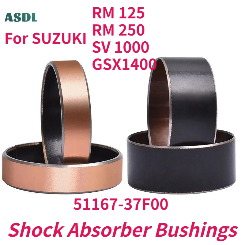 

Front Fork Bushings Guide Rails Bush Shock Absorption For SUZUKI GSX1400 02-07 GSX1400Z RM125 RM250 SV1000 2003-2007 51167-37F00