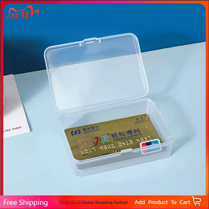 

Transparent Plastic Playing Card Storage Holder Clear Organizer Case for Poker Cards