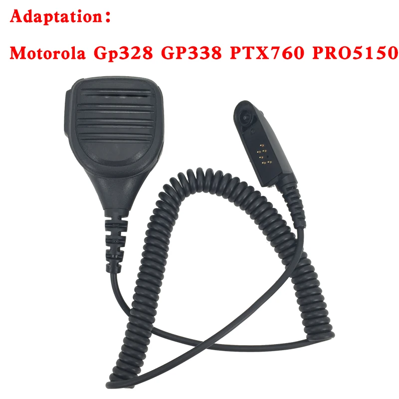 

Walkie Talkie PMMN4013A Microphone Speaker Handfree for Motorola Gp328 338 Ptx760 5150 Radio Etc Walkie Talkie with 3.5mm Jack