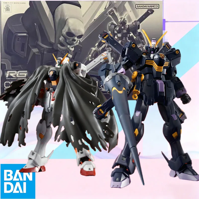 

Low price In Stock BANDAI Original Box RG CROSSBONE GUNDAM X1 X2 Action Figure Model Toy Gift for Kids Foam Box Packaging