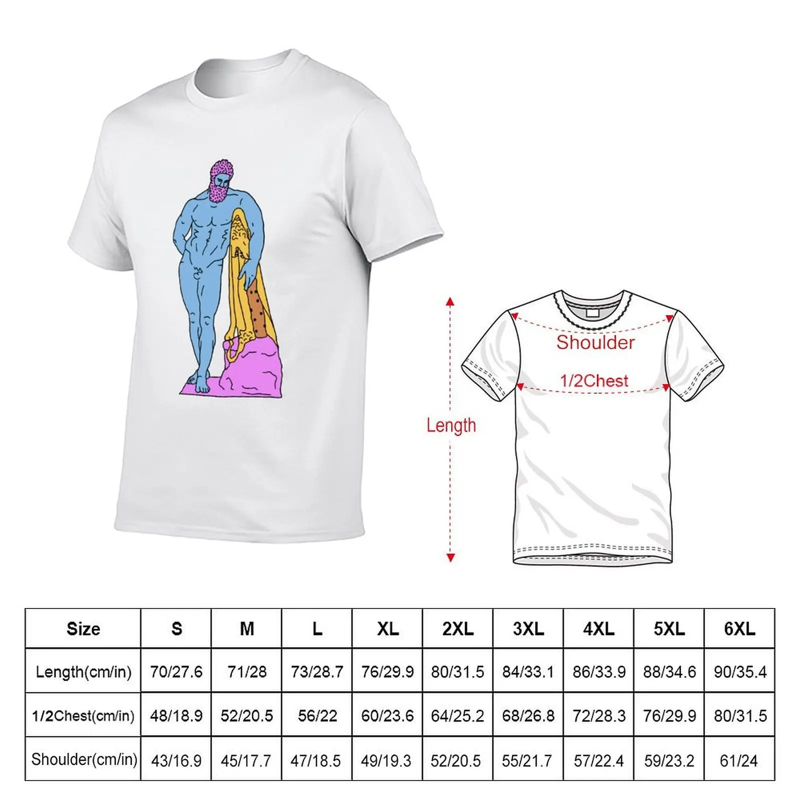 Farnese Hercules T-Shirt luxury t-shirt custom t shirt workout shirts for men