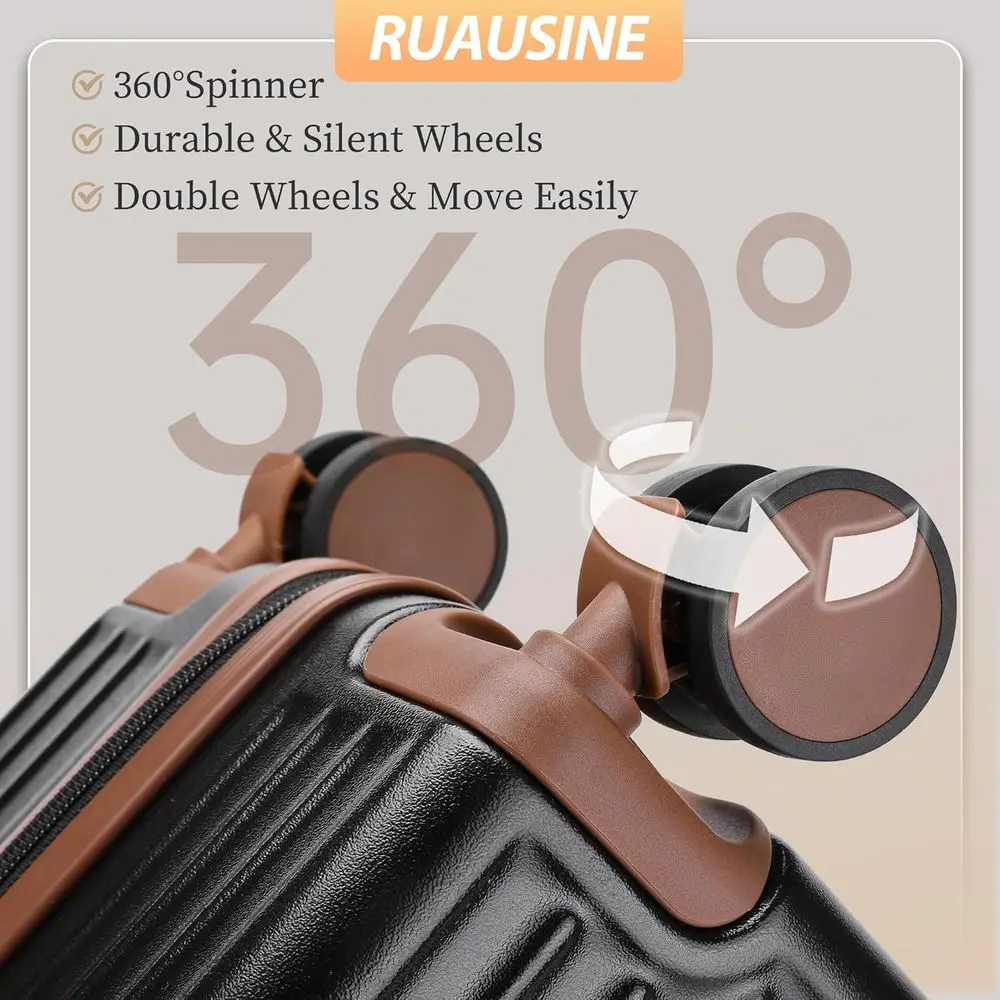 Bagagli Spinner Compact Hardshell con lucchetto TSA per viaggi aerei