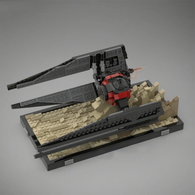 648 Uds. MOC Pasaana Encounter Diorama colección Star Battle bloques de construcción regalo de Navidad Kit amigable para principiantes asistido