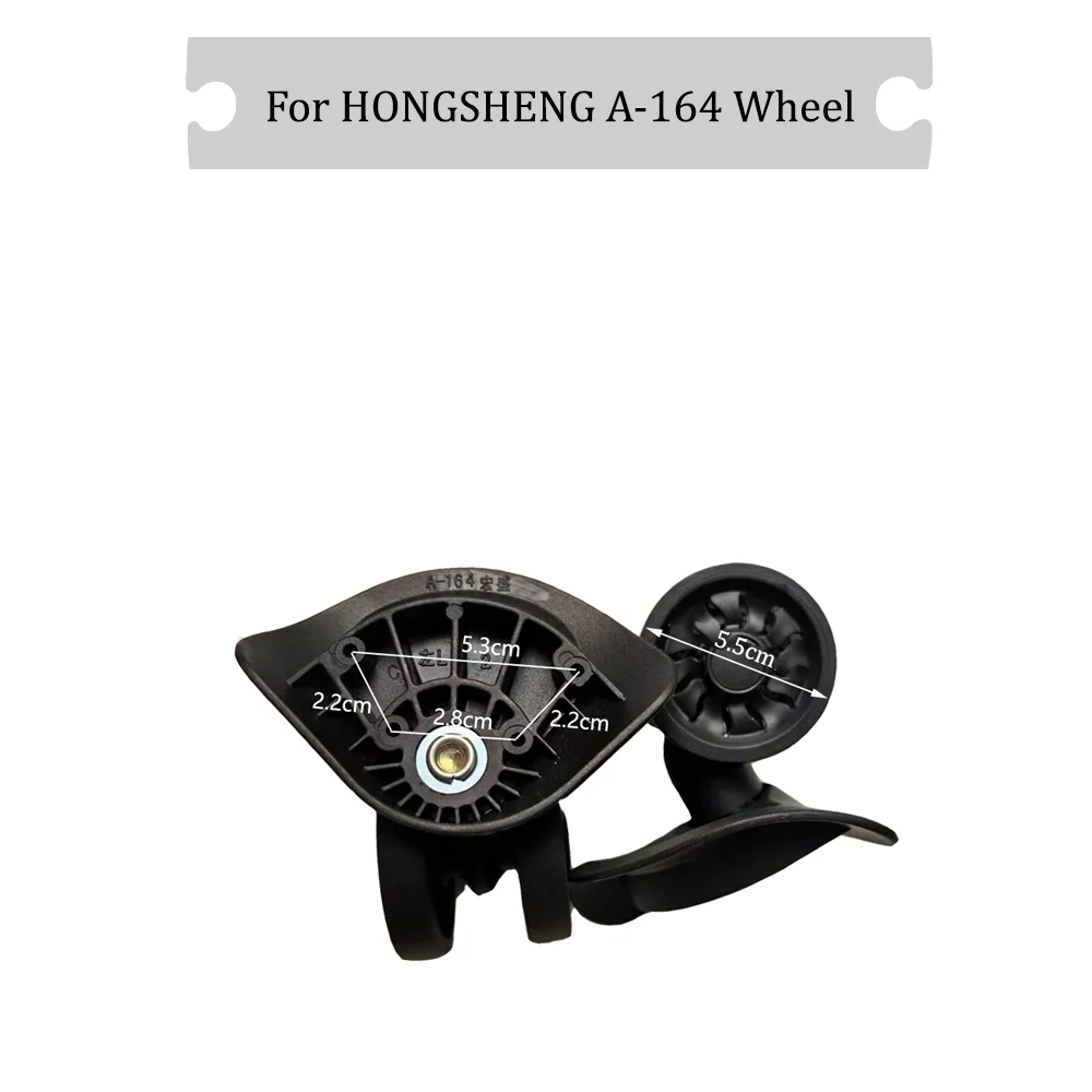 

For HONGSHENG A-164 Universal Wheel Replacement Suitcase Rotating Silent Smooth Convenient Shock Absorbing Accessories Wheels