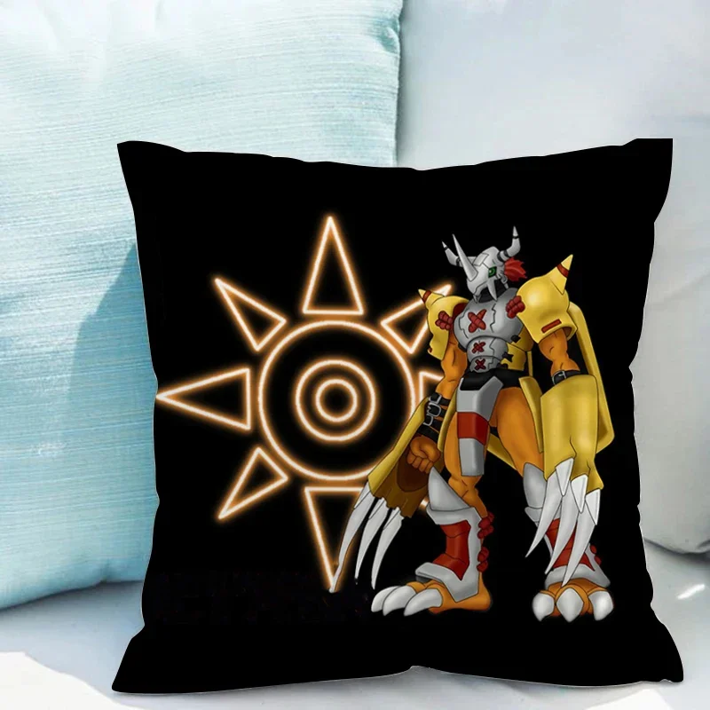 Decorative Pillowcases  D-digimon Cushion Cover 40*40 Fall Decoration Ornamental pillowcase for Living Room Pillowcase 45*45