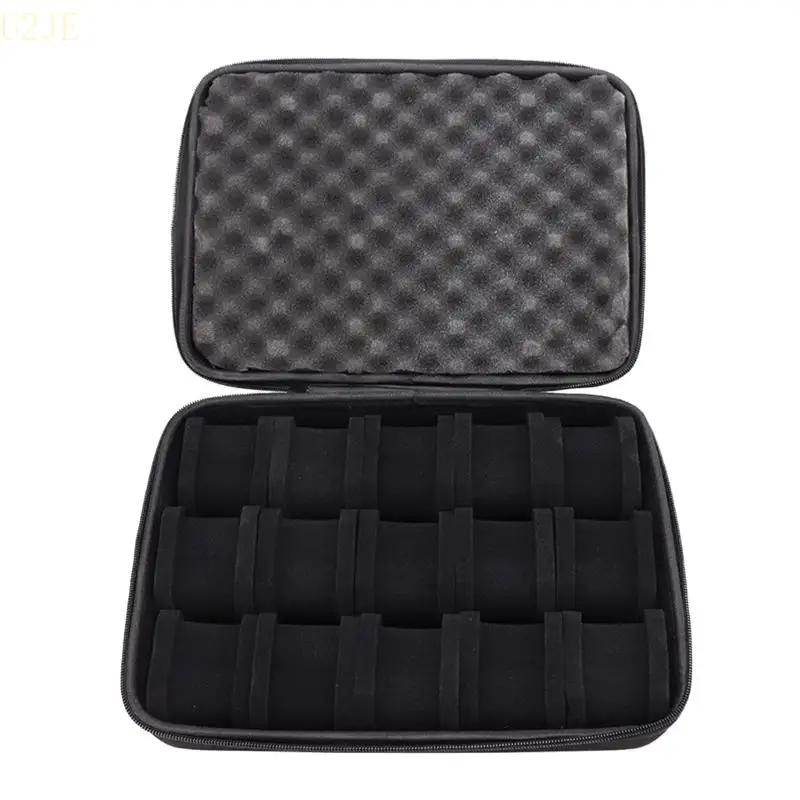U2JE Watch Display Case Case Caseproof 15 منظمي فتحات القمار